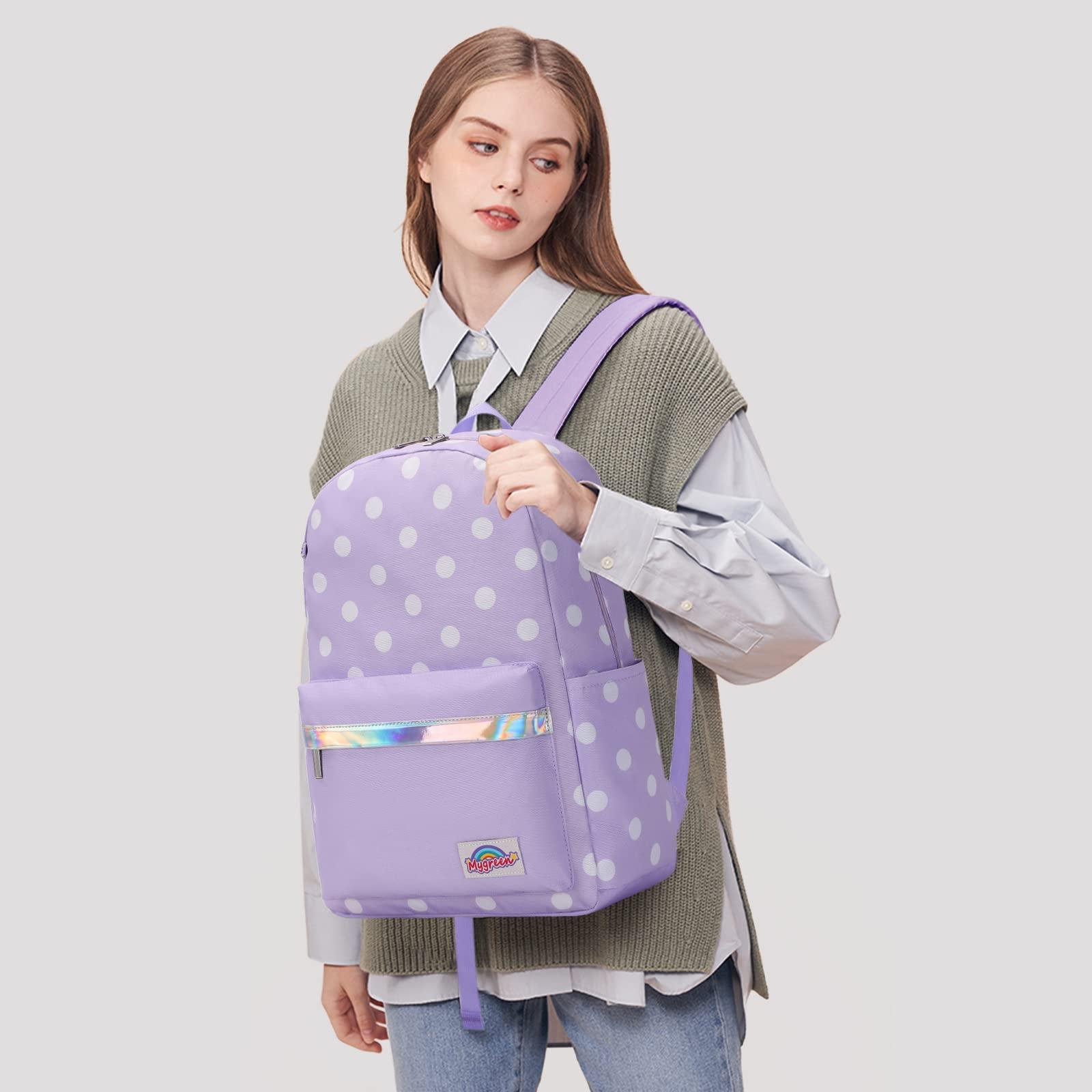 mygreen Cartoon Dot Prints Backpacks